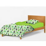 Комплект підліткової постільної білизни  DINO / зелений горох / - image-1